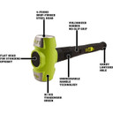 Wilton WL9-20412 4 Lb Head, 12" B.A.S.H® Sledge Hammer
