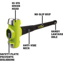 Wilton WL9-21224 12 Lb Head, 24" B.A.S.H® Sledge Hammer