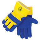 Black Stallion 5LWP Split Cowhide Leather Palm Winter Gloves, Large