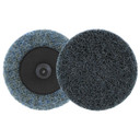 Walter 09G204 3" SPINLOCK Surface Conditioning Disc Non-Woven Finishing 80 Grit Fine Blue, 25 pack