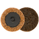 Walter 09G102 2" SPINLOCK Surface Conditioning Disc Non-Woven Finishing 36 Grit Coarse Brown, 25 pack