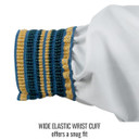 Black Stallion HG-19S Grain Goatskin & FR Cotton Hybrid Welding Sleeves, 19” length