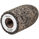 Walter 12C111 1-1/2x3x5/8 Threaded Grinding Cone, Zirconia Alumina, Type 16, Grit 16, 10 pack
