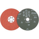 Walter 15A526 5"x5/8"-11 XTRACUT Quick-Change Sanding Discs, 60 Grit, Coarse, 25 pack