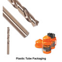 Walter 01D515 1.5mm SST+ 135° Jobber Cobalt Drill Bit, Plastic Tube, 10 pack