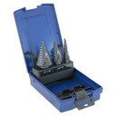 Walter 01W951 1/8" - 1-3/8" Multi-Step Drill Set, Spiral Flute, ICECUT Coating, 3-Piece Set