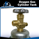 125 cu/ft Oxygen Welding Gas Cylinder Tank CGA 540 - FULL
