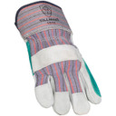 Tillman 1515 Split Cowhide & Canvas Work Gloves, Lined, Double Palm, Large