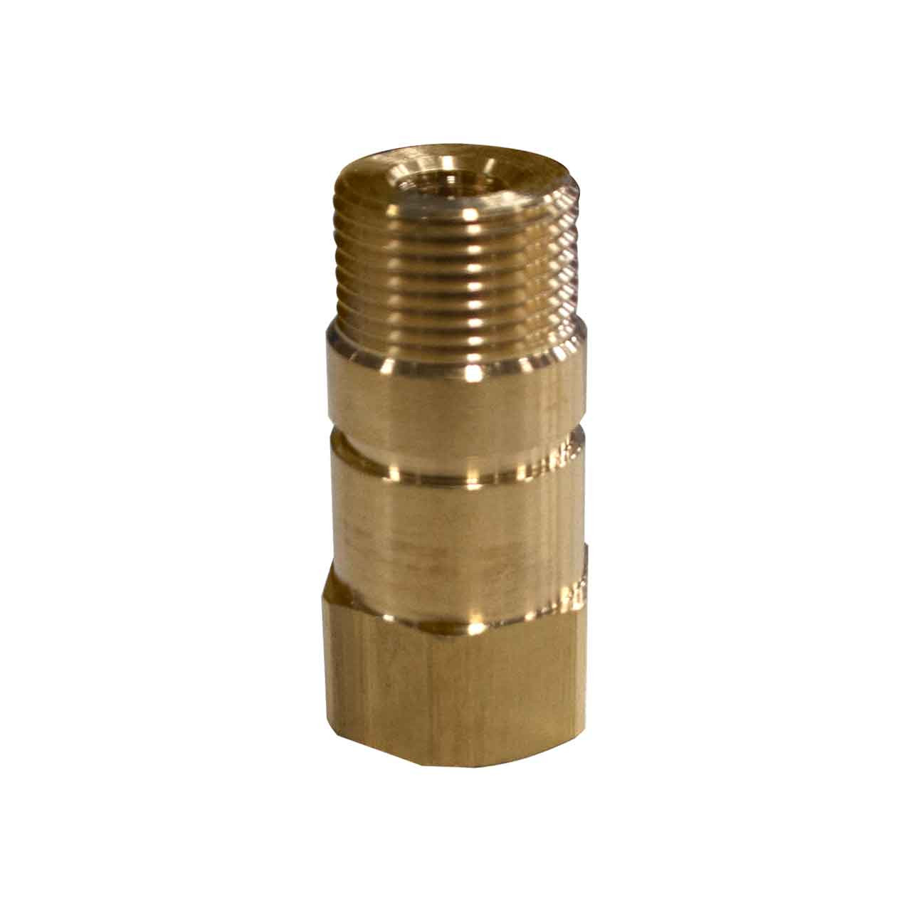 Miller 272412 Twin Lock Brass Power/Gas Female Receptacle With Ring