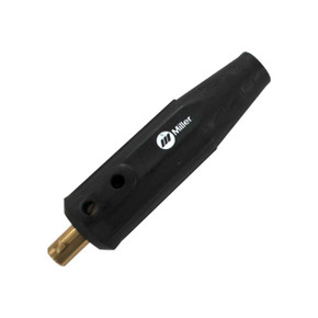 Miller 129527 Connector, Tw Lk Insul Male (Dinse Type) 50 Series