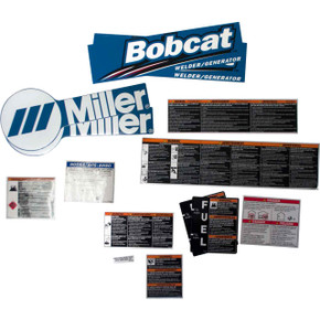 Miller 255938 Kit, Label Bobcat 225/250/3 Phase
