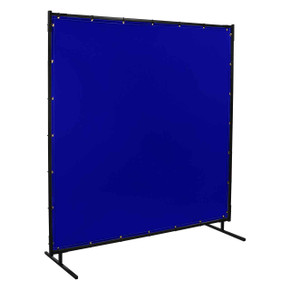 Steiner 525-4X6 Protect-O-Screen Classic with Blue Transparent Vinyl FR Welding Screen with Frame