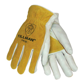 Tillman 1418 Reinforced Top Grain/Split Cowhide Drivers Gloves, X-Large
