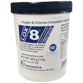 Fluoramics 9722152 LOX-8 Thread Sealant 1 LB Jar