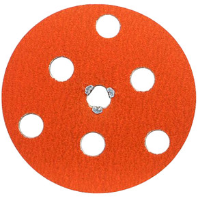 Norton 66254468381 7” Blaze AVOS F980 Ceramic Alumina Speed-Lok Fastener See-Thru Fiber Discs, 24 Grit, Coarse, 10 pack