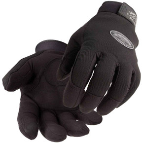 Black Stallion 99PLUS-BLK ToolHandz Plus Original Mechanics Gloves, Black, Large