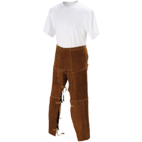 Black Stallion 40WS 40" Side Split Cowhide Split-Leg Apron Chaps