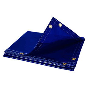 Steiner 325-4X6 ArcView 14 mil Blue Tinted Transparent Vinyl Welding Curtain, 4' x 6'