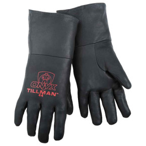Tillman 44 ONYX 100% Top Grain Black Kidskin TIG Welding Gloves, X-Large