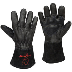 Tillman 55 Onyx Premium Cowhide MIG Welding Gloves with Reinforced
