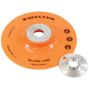 Walter 15D054 5x5/8-11 Backing Pad Assembly for Sanding Discs