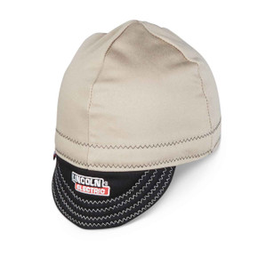 Lincoln FR Welding Cap, Khaki & Black, Large, K4819-L