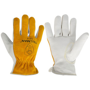 Tillman 1414 Top Grain/Split Cowhide Back Drivers Gloves, X-Small