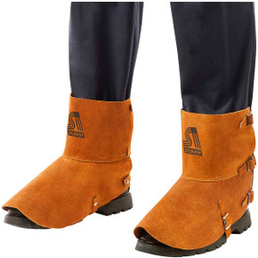 Steiner 12185 Leather Side Split Cowhide Shoe Spats One Size