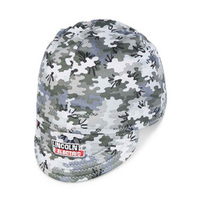 Lincoln Welding Cap, Grey Camo, X-Large, K4821-XL