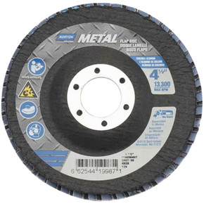Norton 66254419987 4-1/2x7/8” Metal R828 Zirconia Alumina Type 29 Flap Discs, 80 Grit, Coarse, 10 pack Norton 66254419987 4-1/2x7/8” Metal R828 Zirconia Alumina Type 29 Flap Discs, 80 Grit, Coarse, 10 pack