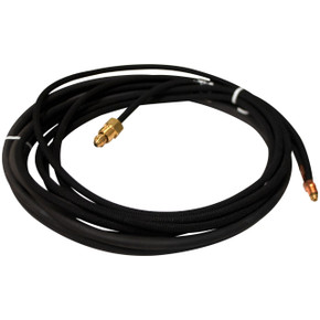 Weldtec 57Y01-2 Power Cable 12.5 Ft 2 Pc, W/Braided Rubber Gas Hose