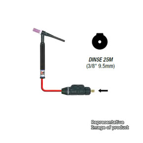 CK SL2-35M-24 SafeLoc Male Dinse 35 Gas Hole with Boot