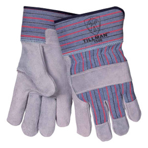 Tillman 1500 Split Cowhide Cotton Lined Canvas Back Work Gloves, Large, 12 pack Tillman 1500 Split Cowhide Cotton Lined Canvas Back Work Gloves, Large, 12 pack