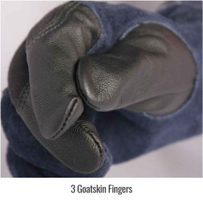 Black Stallion GT7120-NB BSX Grain Goatskin & Flame-Resistant Stretch Knit Cotton TIG Glove, Medium