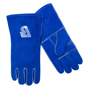 Steiner 02509F Value Shoulder Split Cowhide Stick Welding Gloves, ThermoCore Foam Lined, Kevlar Sewn, Small