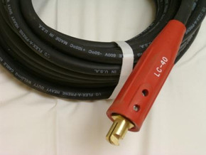 1/0 Welding Cable Lead 25 Foot Positive Lead Stinger