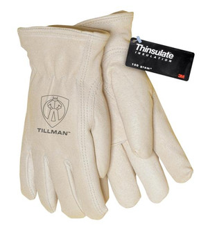 Tillman 1419 Top Grain Pigskin Thinsulate Lined Winter Gloves, Small