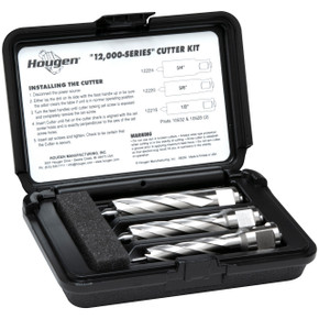 Hougen 12980-2 "12,000-Series" Cutter Kit - 1/2, 5/8, 3/4" 2" DOC