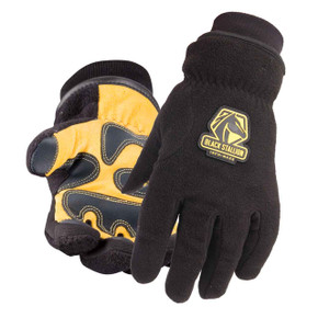 Black Stallion 15FH-MAX2 Pigskin Water Resistant Winter Gloves, Medium