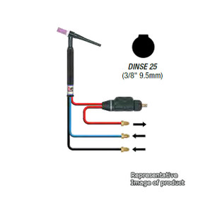 CK SLWHAT-25 SafeLoc Male Dinse 25 (3/8") for Water-Cooled Torches