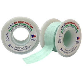 Fluoramics 9010010 LOX-8 Full Density PTFE Tape 3/4" x 520"