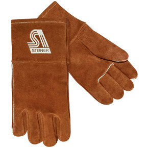 Steiner 0403W Side Split Cowhide Thermal Protection Gloves Wool Insulated Lining 14" Large