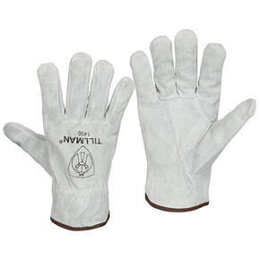 Tillman 1400MB Bulk Shoulder Split Cowhide Drivers Gloves, Unlined, Medium, 12 pack
