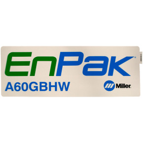 Miller 289046 Label Enpak A60GBHW (Side)