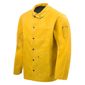 Steiner 92P6 Weld-Cool Lite Grain Pigskin Welding Jacket, 30", Yellow Tan, X-Large