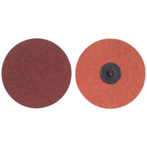 Norton 69957399733 4" Merit Aluminum Oxide TR (Type III) Quick-Change Cloth Discs, 80 Grit, 50 pack