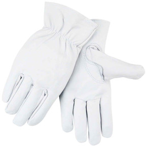 Black Stallion 9G Premium Grain Goatskin Driver's Gloves, Large