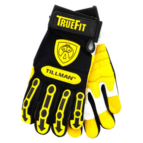 Tillman 1494 TrueFit Goatskin Palm, Nylon/Spandex withTPR Pads Work Gloves, X-Large