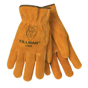 Tillman 1405 Brown Shoulder Split Cowhide Drivers Gloves, Medium