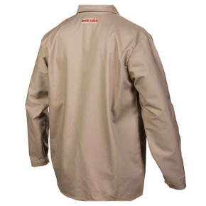 Lincoln Electric K3317 Traditional Khaki FR Cloth Welding Jacket, 3X-Large